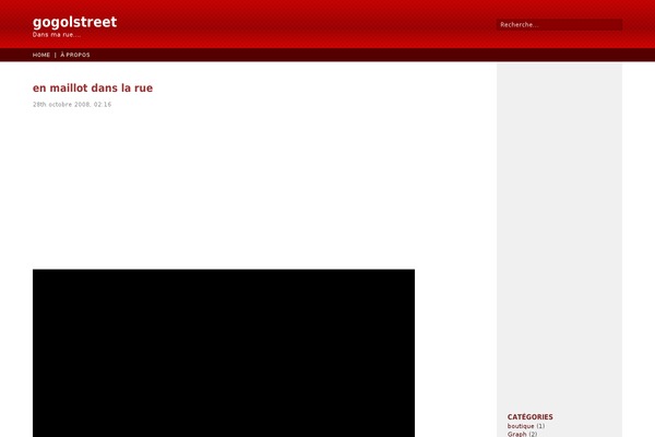 gogolstreet.fr site used Fluid-red