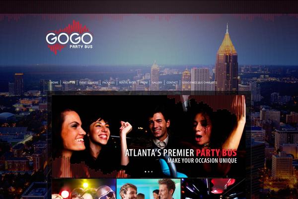 Gogo theme site design template sample
