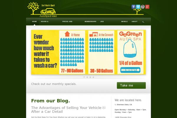 Awake theme site design template sample