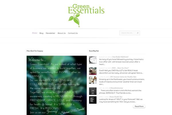 Evolution theme site design template sample