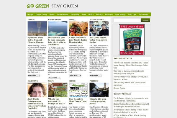 Meganews theme site design template sample
