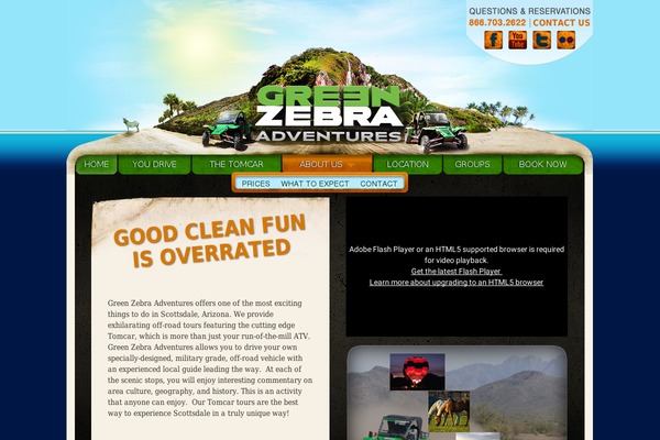 Roots theme site design template sample