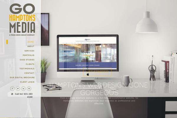 PhotoReactive theme site design template sample