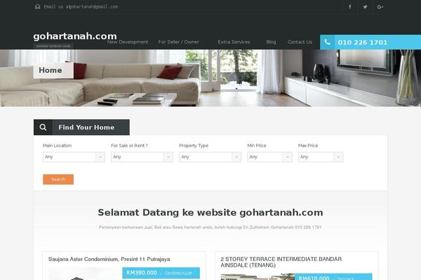 Realhomes Theme theme site design template sample