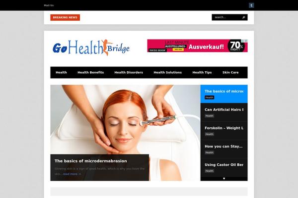 Bloggit theme site design template sample
