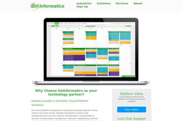 goinformatics.com site used Cudazi_open