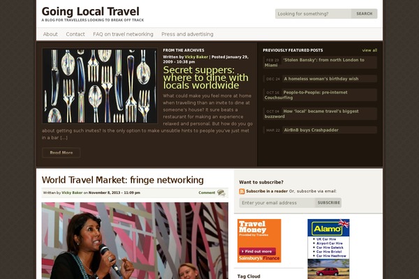 Magazine News theme site design template sample