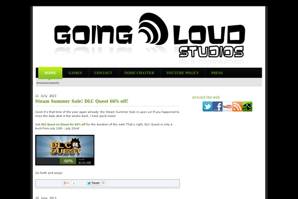 goingloudstudios.com site used Wp-rs14