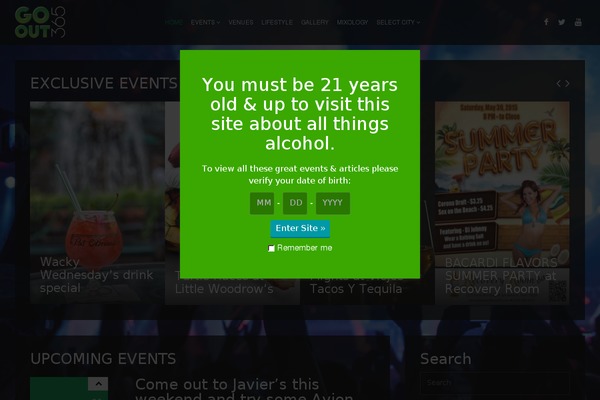 Site using Age Verify plugin