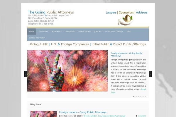 Seed theme site design template sample