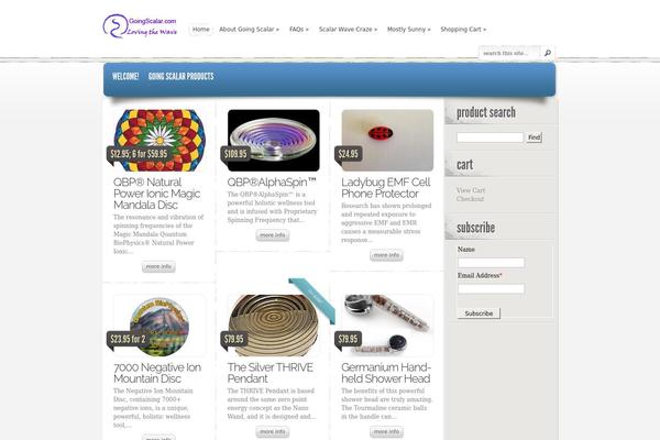 eStore theme site design template sample