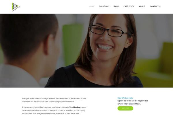 X Child theme site design template sample