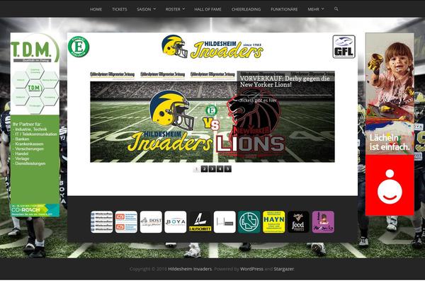 Splash-child theme site design template sample