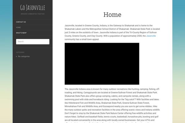 Flat theme site design template sample