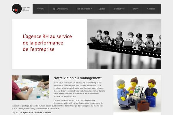 iMagPress theme site design template sample