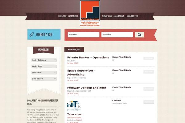 Frontline theme site design template sample