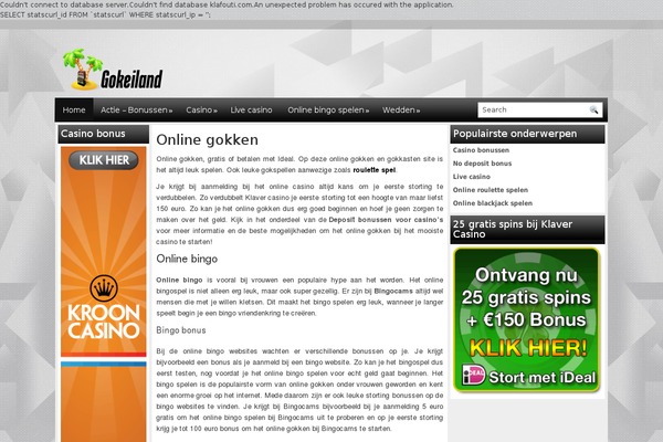 gokeiland.nl site used Triangle
