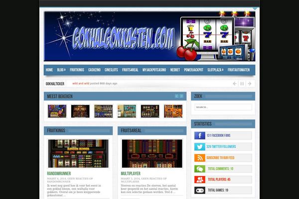 Gameleon theme site design template sample