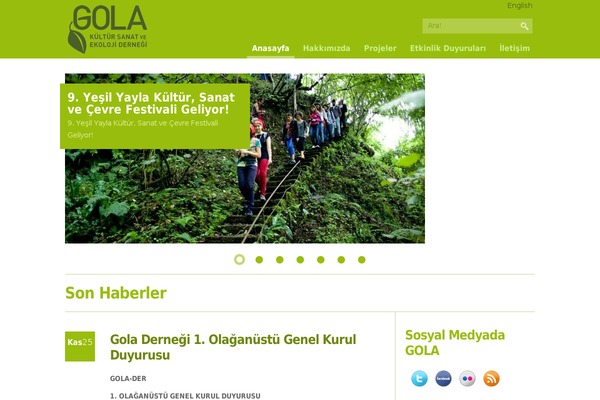 Green Stimulus theme site design template sample
