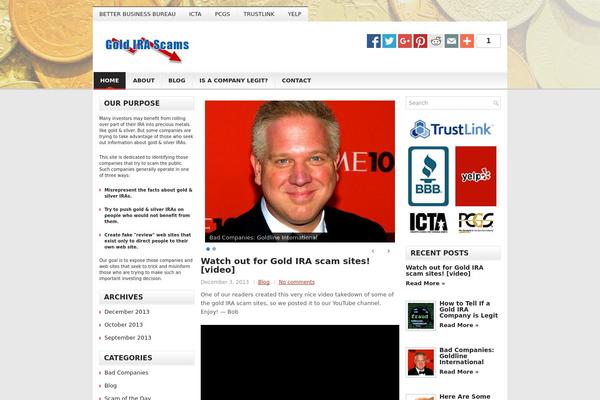 News Mix theme site design template sample