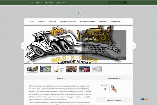 Aggregate theme site design template sample