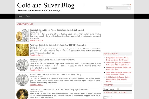 News theme site design template sample