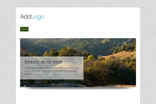 ColorWay theme site design template sample