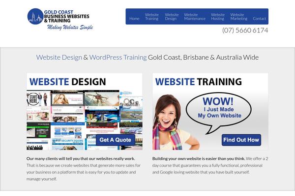 Modern Portfolio Pro theme site design template sample