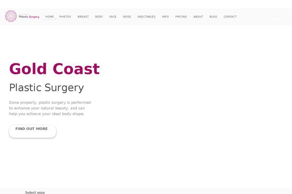 goldcoastplasticsurgery.com.au site used Goldcoast