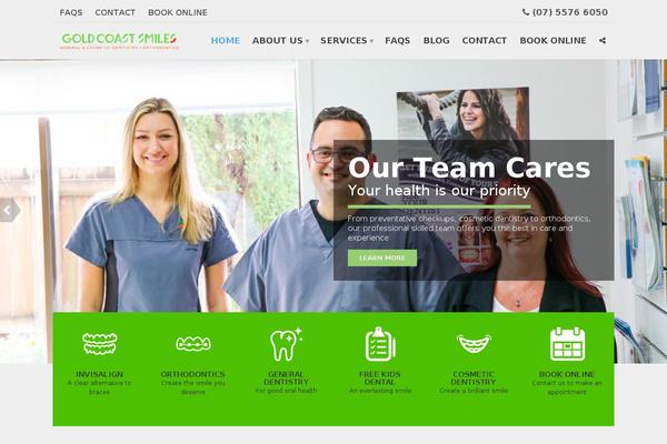 Healthflex-child theme site design template sample