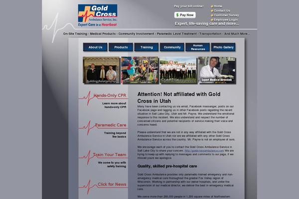 goldcross.org site used Goldcross
