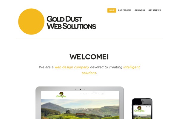 Sparks theme site design template sample