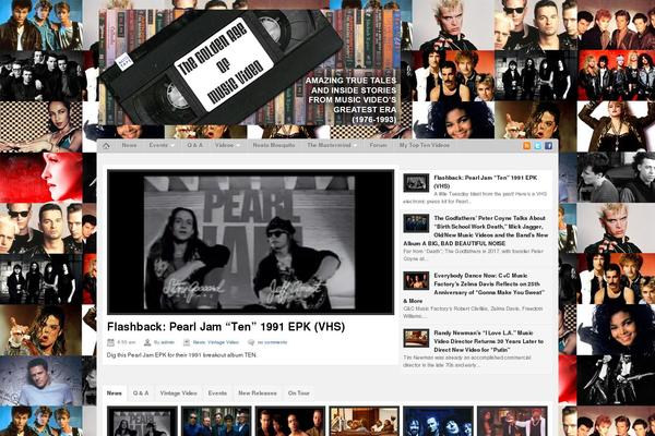 Manifesto theme site design template sample