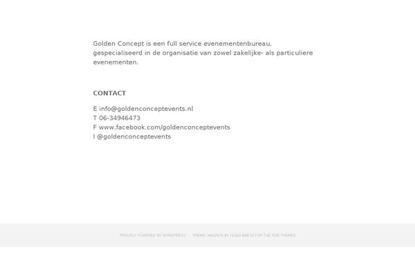 Magnus theme site design template sample