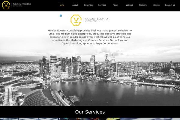 Consulting theme site design template sample