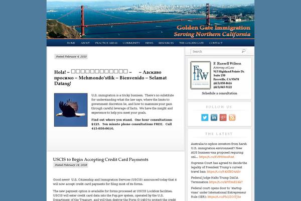 WhiteHouse theme site design template sample