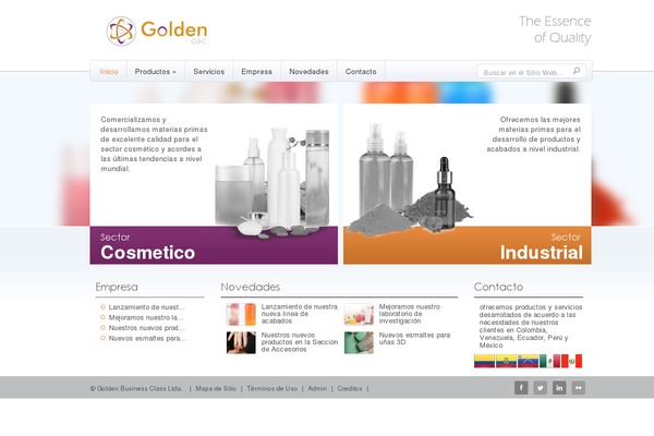 Golden theme site design template sample