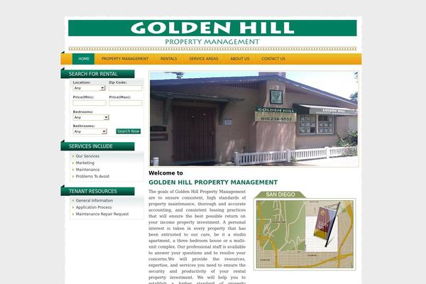 Realestateblog theme site design template sample