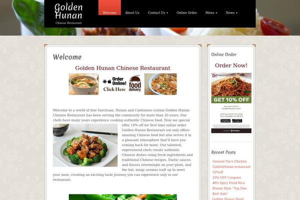 Gdrestaurant theme site design template sample
