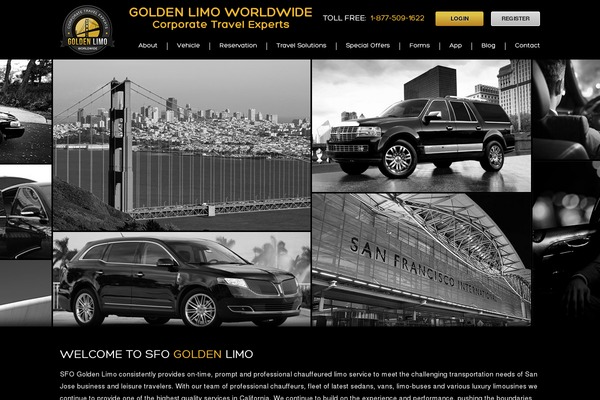 goldenlimoca.com site used Goldenlimo