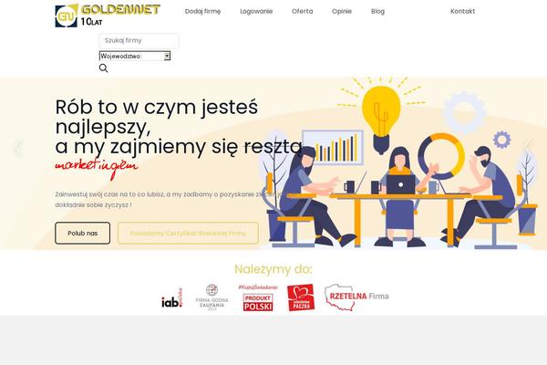 Wizjo theme site design template sample