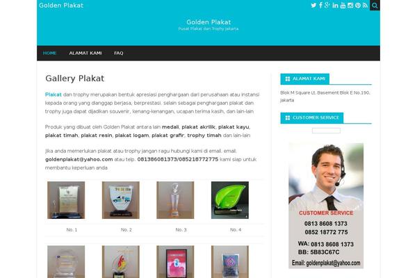 Ribosome theme site design template sample