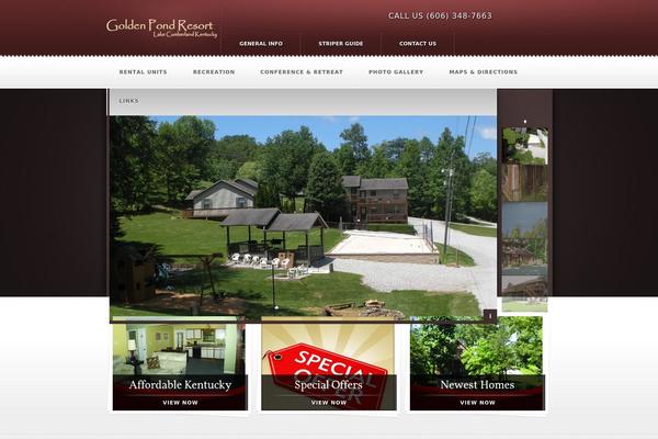 goldenpondresort.com site used Theme1245