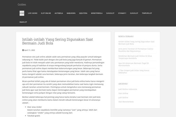 General News theme site design template sample