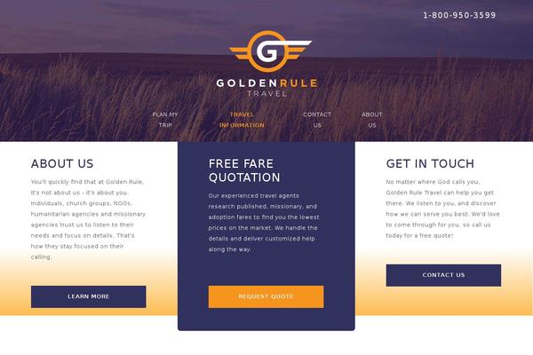 goldenruletravel.com site used Goldenrule