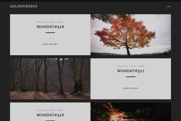 Tracks theme site design template sample