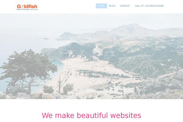Zero theme site design template sample