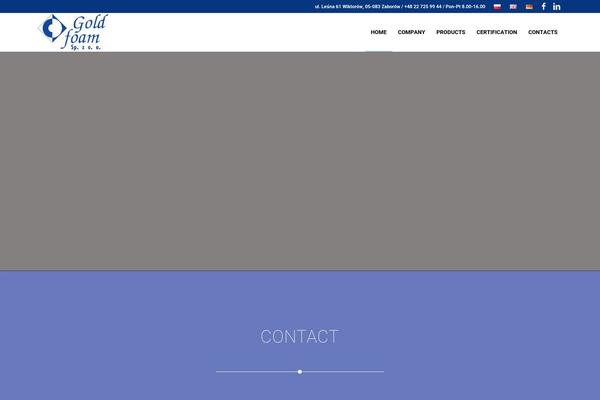 Enfold theme site design template sample