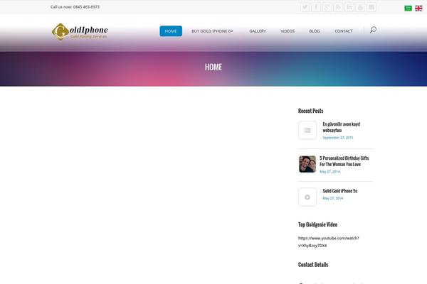 inCreate theme site design template sample