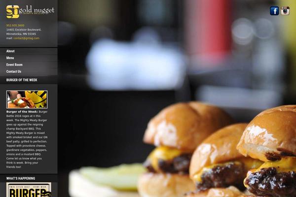 Ristorante theme site design template sample